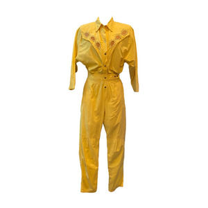 Vintage Yellow Jumpsuit - image 1